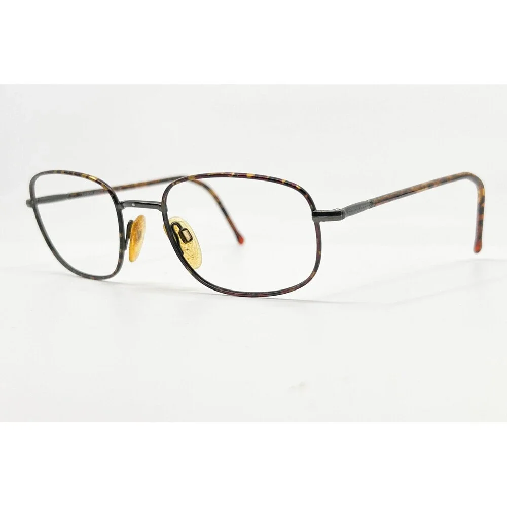 Giorgio Armani Eyeglass Frames Mens Tortoise Shell Italy 267 1054 52-20-140
